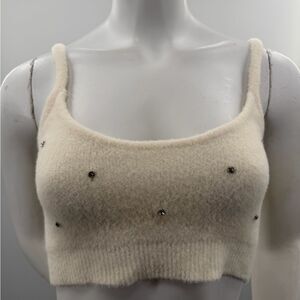 3For$20 ASTRA Party Top Ivory with Crystal size Mediym